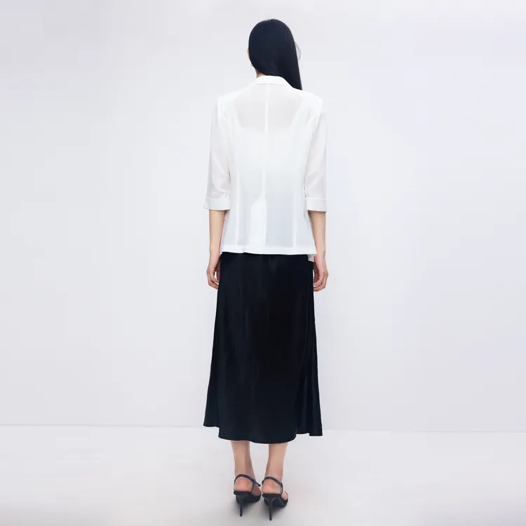 SHUIYUNJIAN Casual Long Skirt Women's-5