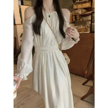 XIANSINIAO Long Sleeved Dress Women's