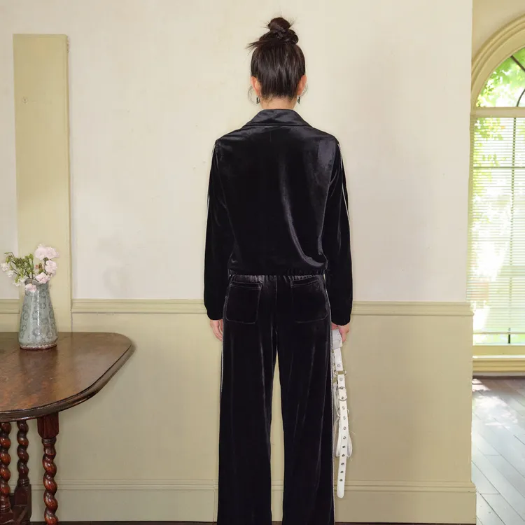 Three Quarters Cropped Coat Women's Black-2