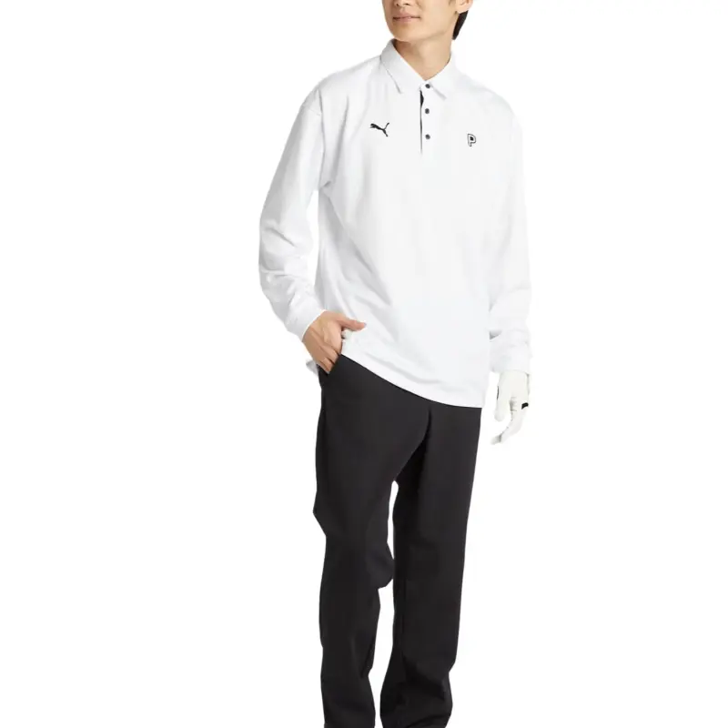 PUMA Golf Clothing Men White-4