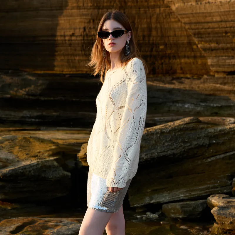 3COLOUR Knitwear Women's Milk White-2