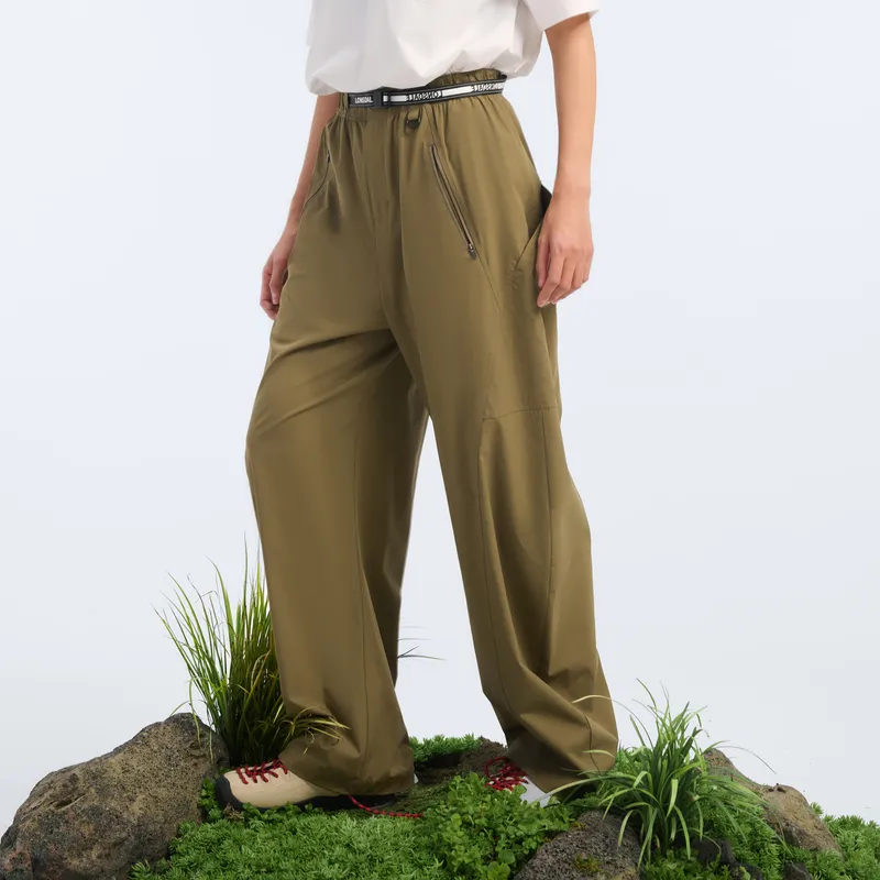 LONSDALE Outdoor Casual Pants Unisex Dark Khaki-1