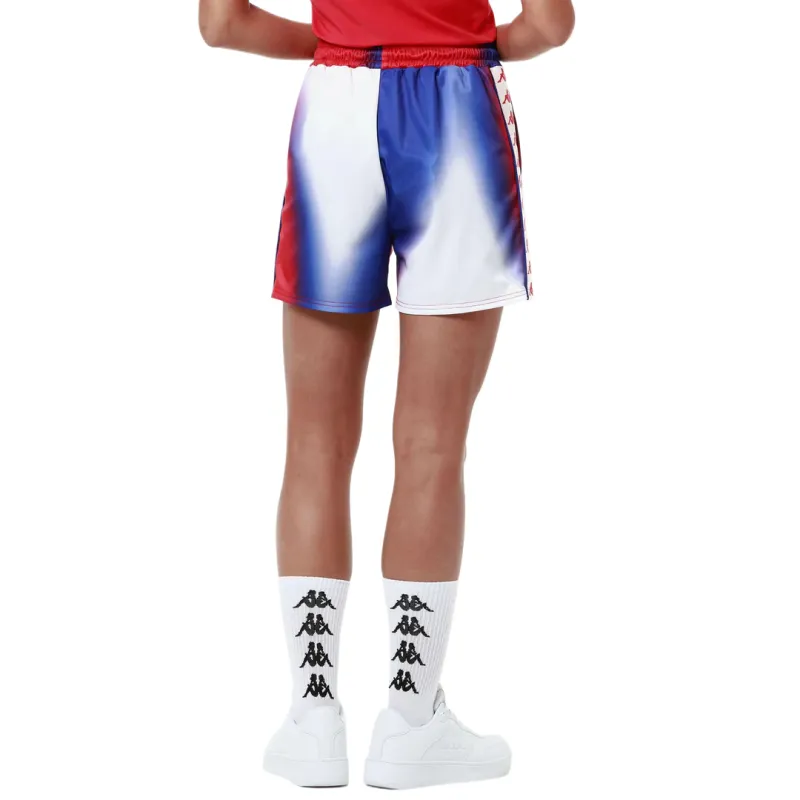 Kappa BANDA Sports Shorts Women's Red Blue-4