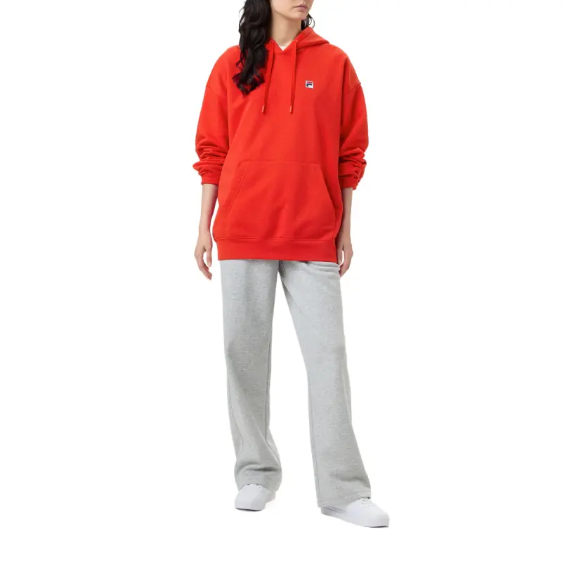 FILA Classic Relaxed Hoodie Sweatshirt Unisex Red 600-4