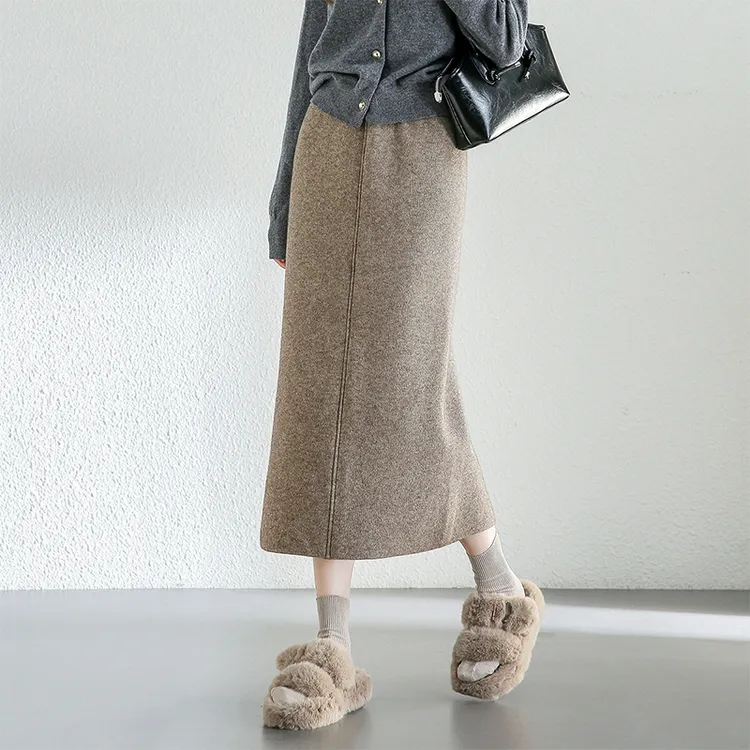 SENTUBILA Casual Long Skirts Women's-8
