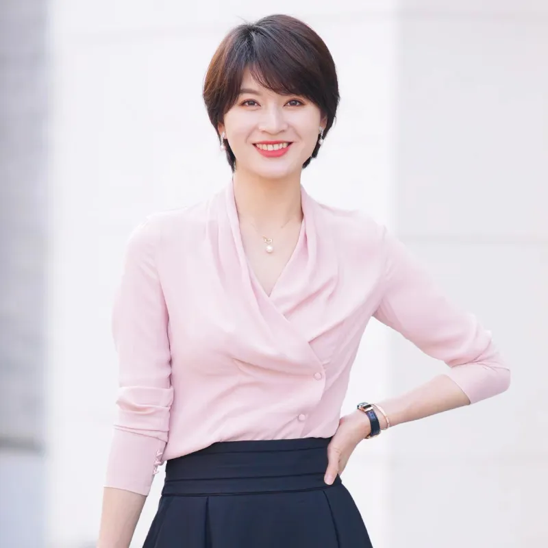 ONE SHALLOW Shirts Women's Pink Shirt-6