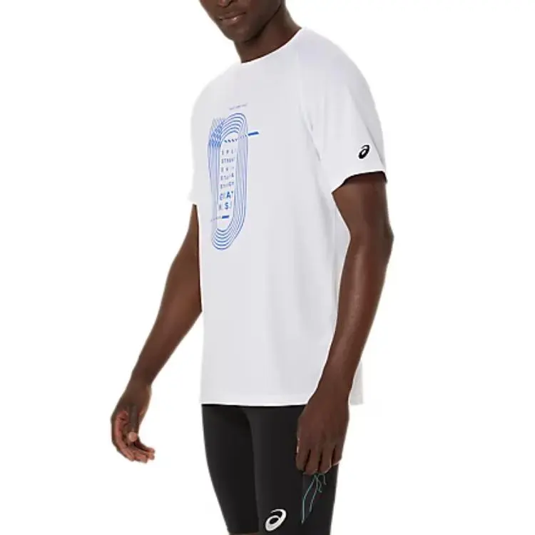 Asics SHORT SLEEVE TOP T Shirt Men's Bright White-2
