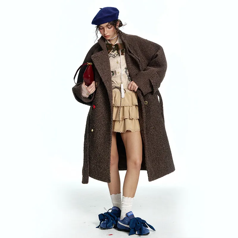 ELF SACK Shirt Women's Bowknot Khaki-6