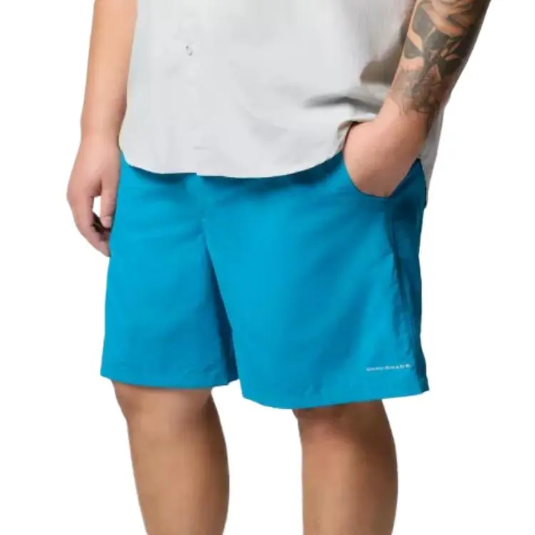 Columbia PFG Backcast Casual Shorts Men's Blue Echo-2