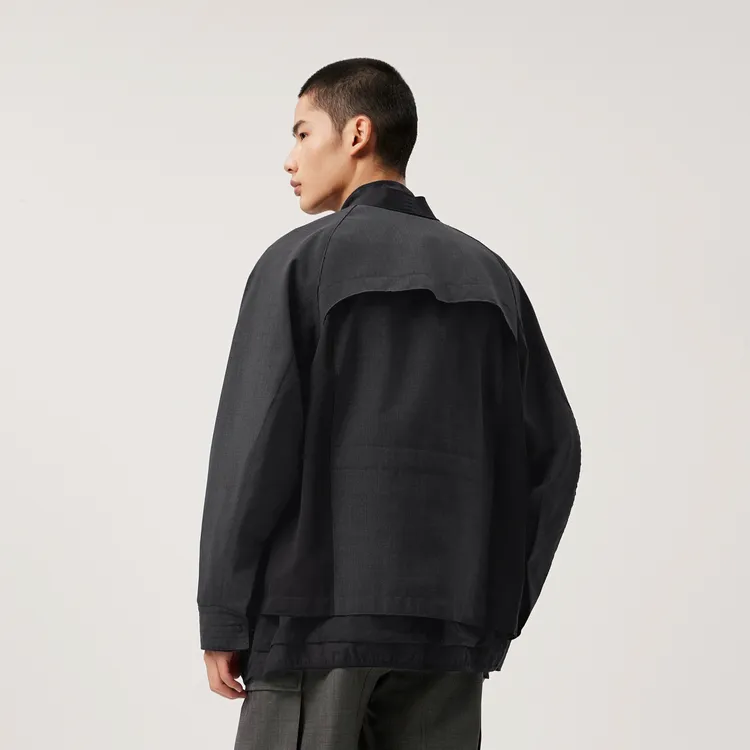 CROQUIS Jackets Men 070 Dark Mixed Gray-4