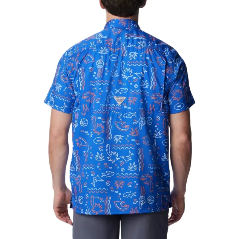 Columbia PFG Super Slack Tide Shirt Men's Blue-1