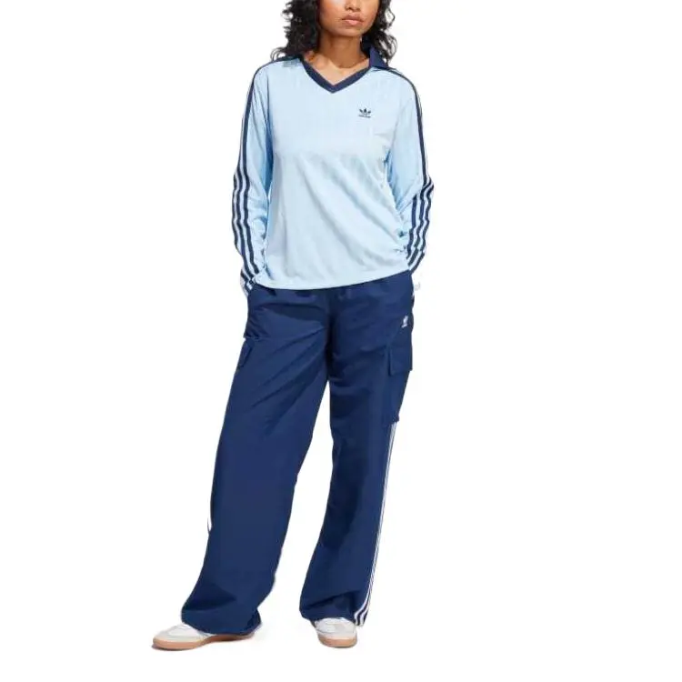Adidas Originals ADICOLOR Polo Shirt Women's Sky Blue-3