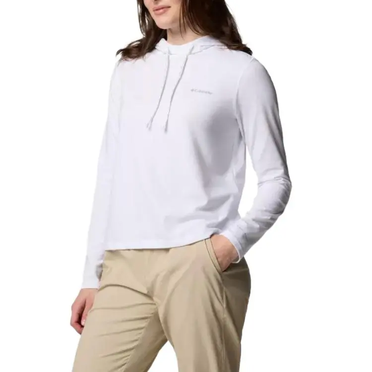 Columbia Sun Trek Hoodie Omni-Shade™ Sweatshirt Women's White-2