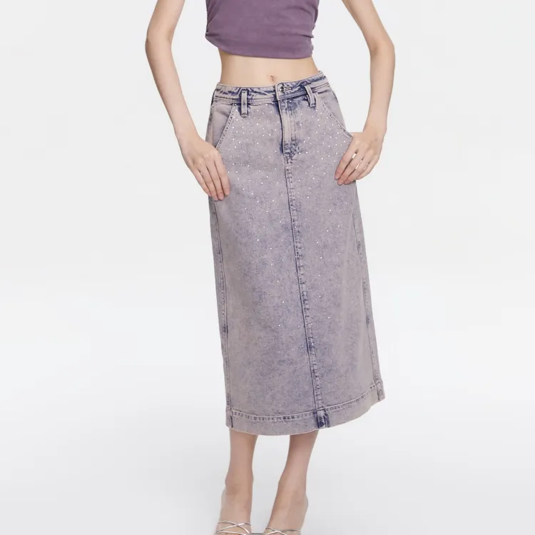 ONLY Denim Long Skirts Women's-2