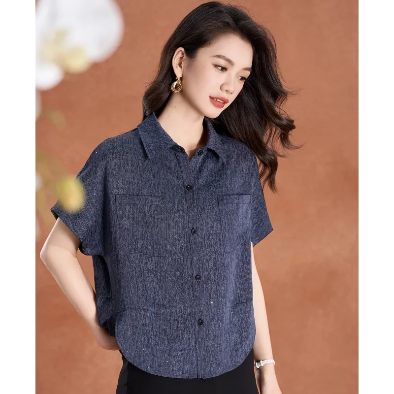 Mylan Shirts Women's Blue-4
