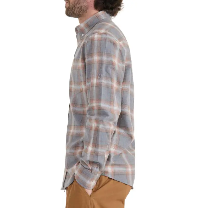 AIGLE Flanel Check Long Sleeve Shirt Men's-19