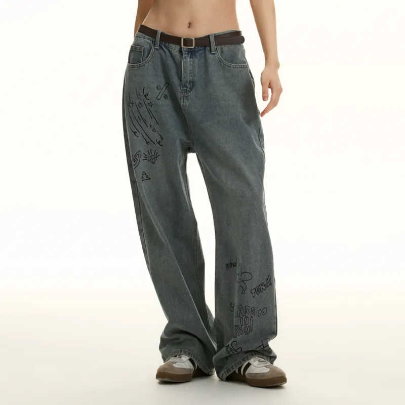 TGNS Jeans Unisex Blue-5