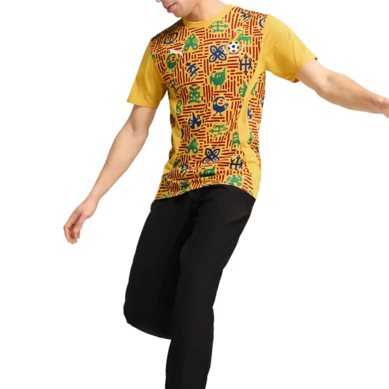 PUMA Soccer Jerseys Men's Yellow-4