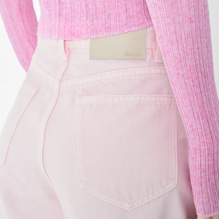 MO&CO Jeans Women's Pink-5