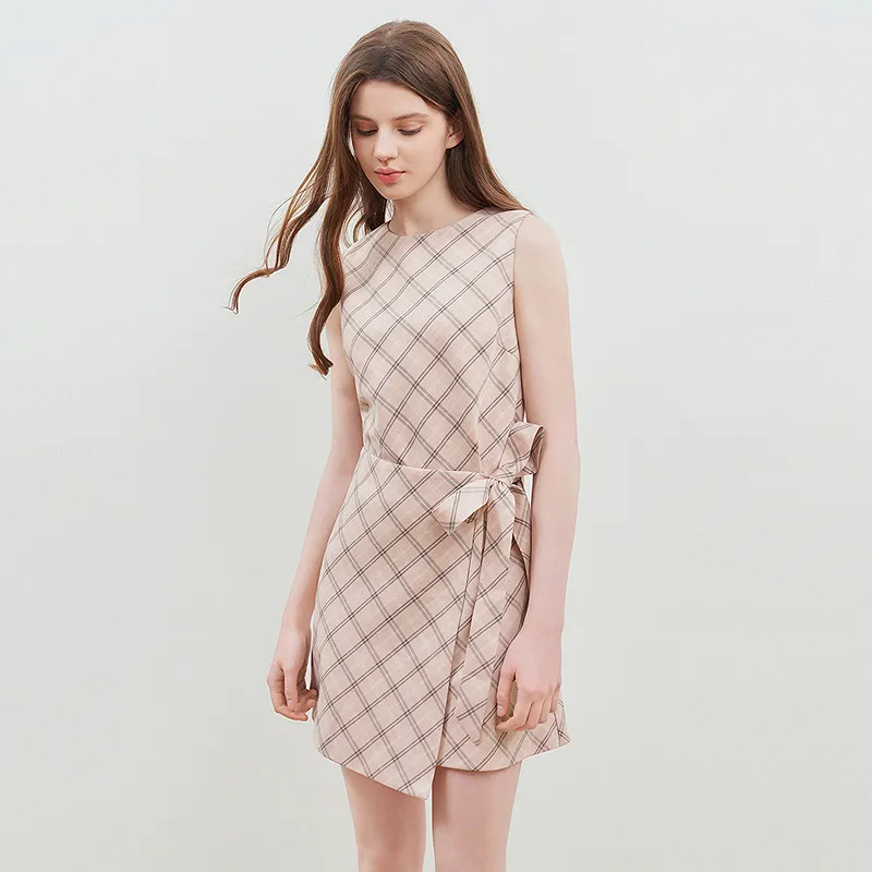 LEDIN Sleeveless Dress Women's Beauty Pink-6
