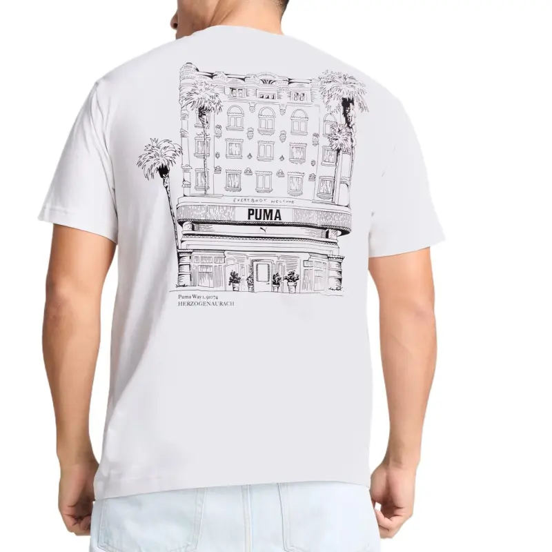 PUMA Playera Holgada Graphics PUMA Hotel Para Hombre-3
