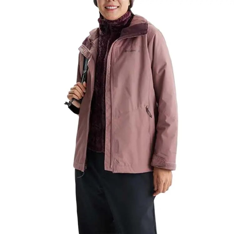 Columbia Waterproof Windbreaker Jacket Women's Pink/609-1
