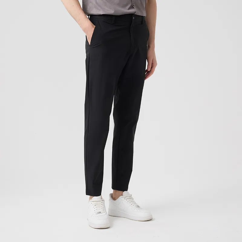 DIDIBOY Casual Pants Unisex Black-3