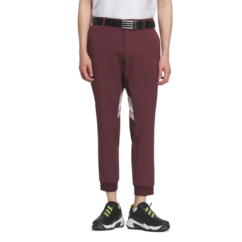 Adidas Beyond The Course EX Stretch Active Athletic Trousers Men's Aurora Gemstone Red-1