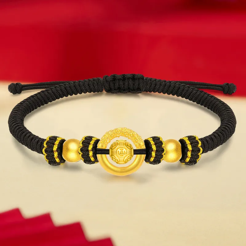 YASHENGZHUBAO Gold Bracelet Unisex-4