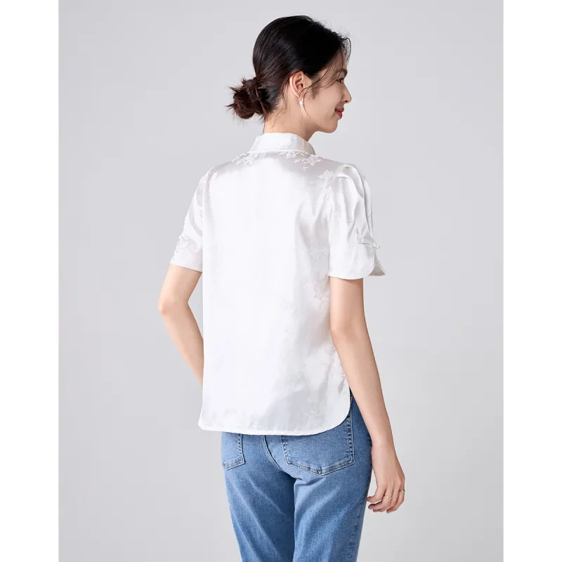 Love Elaine Summer Shirt Regular Women's White-4