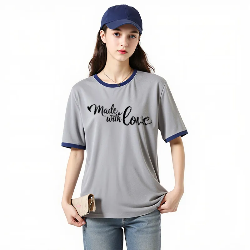 FAIRWHALE Drop Shoulder Sleeve T Shirt Women's-26