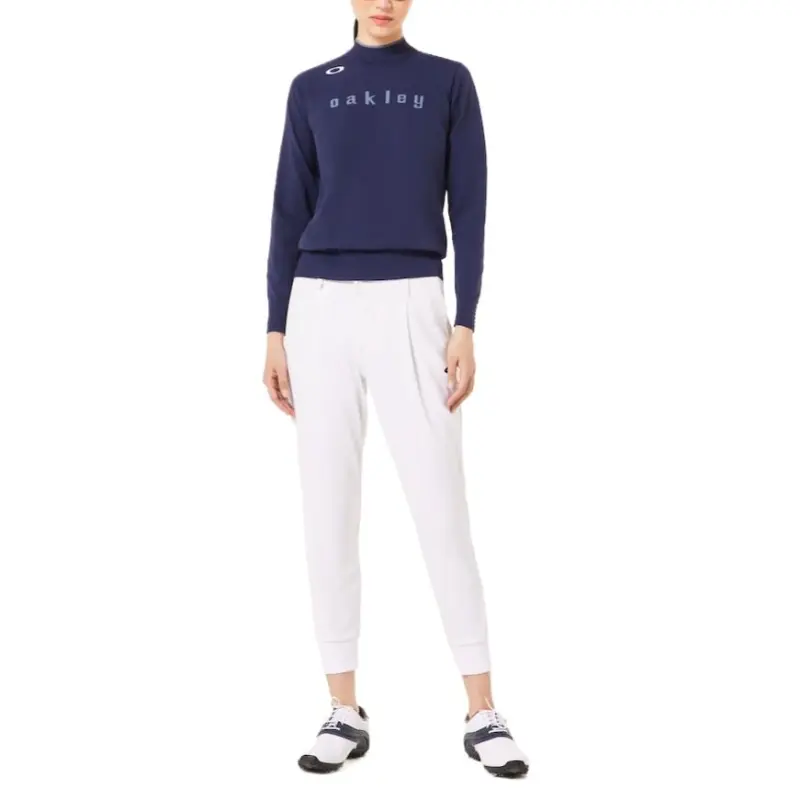 Oakley Elevate LS Sweater Mock Shirt Sweater Women's Navy Blue-3