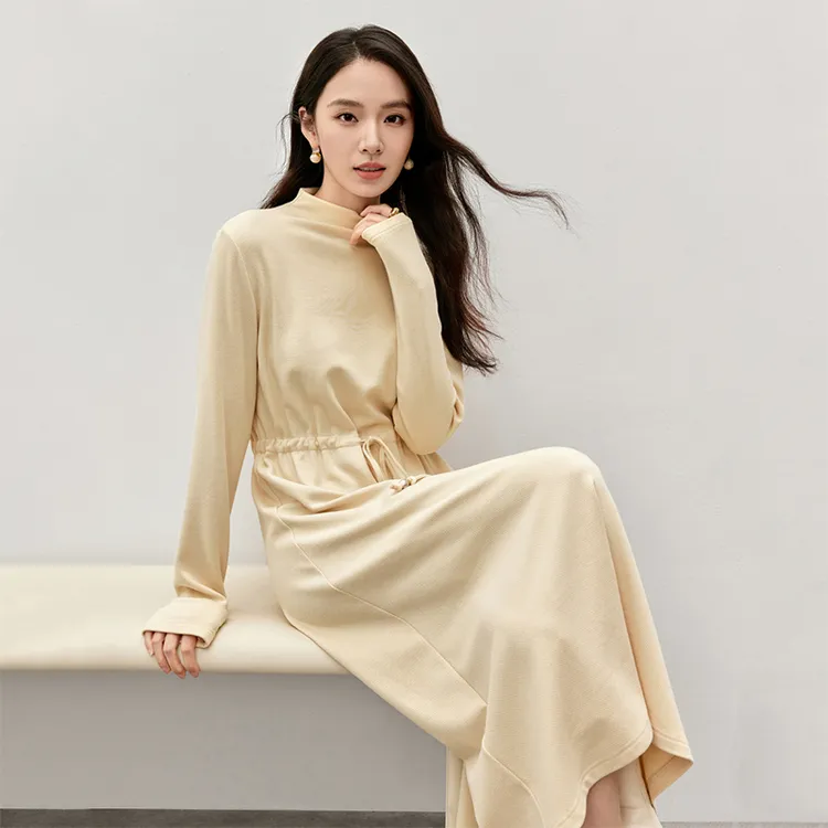 SENTUBILA Long Sleeved Dresses Women's-13