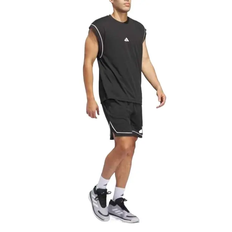 Adidas BASKETBALL Tank Tops Men's Black-3