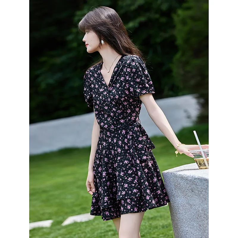 A Paradise For Awakening Short Sleeved Dress Women's-5