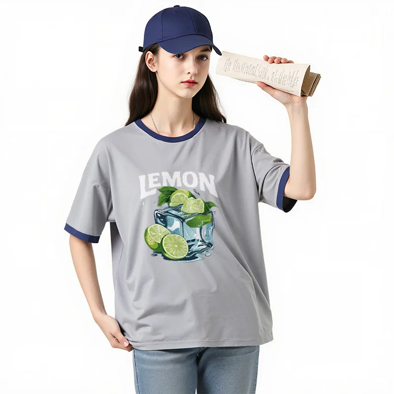 FAIRWHALE Drop Shoulder Sleeve T Shirt Women's-27