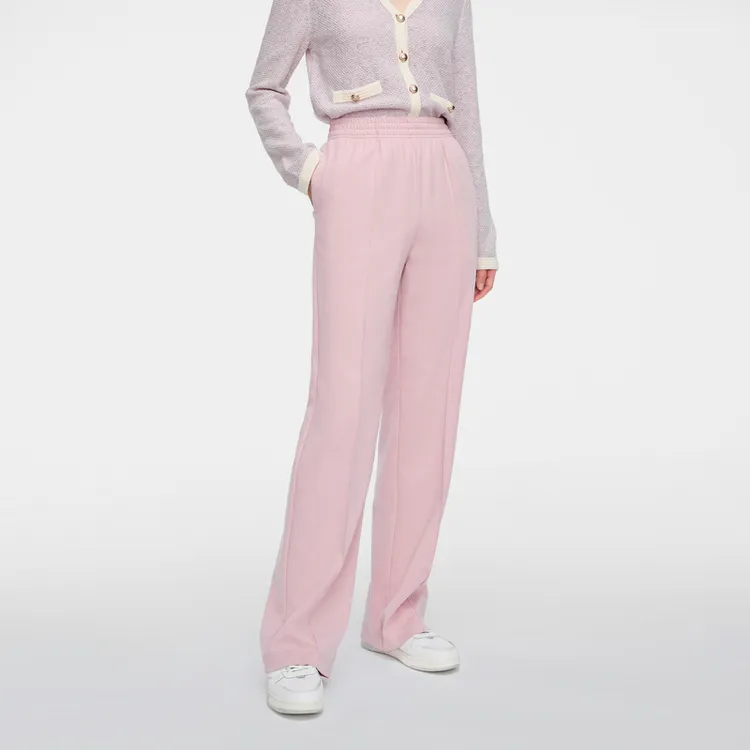OVV Sports Pants Women's Pink Solid Color 09-3