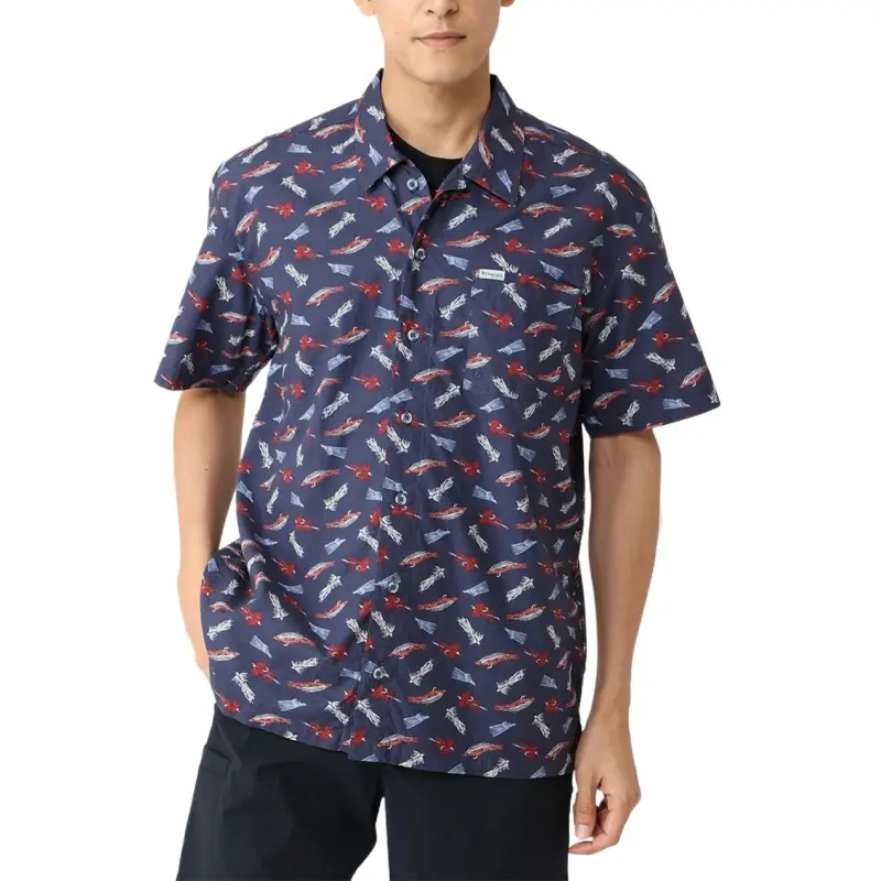 Columbia Trollers Best™ SS Shirt Men's Nocturnal Fly 902-2