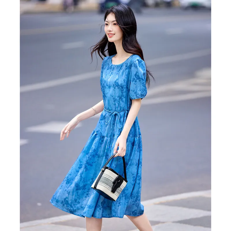 Still Quiet Short Sleeved Dress Women's-2
