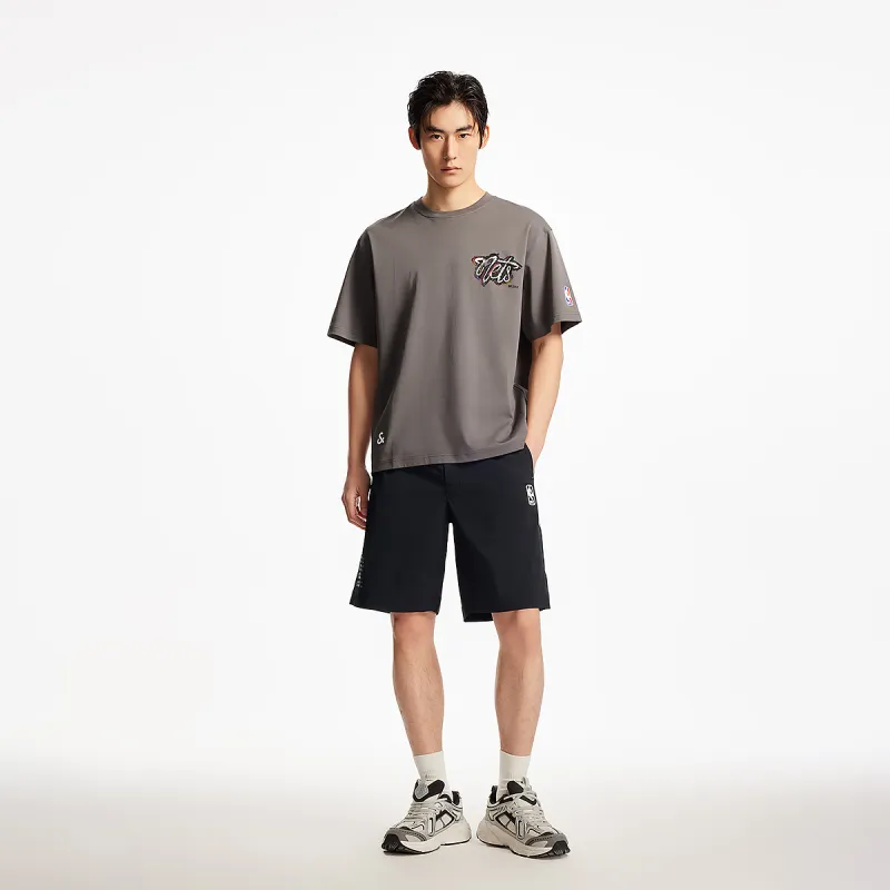 JACK JONES· JACK&JONESxNBA Casual Shorts Men's E40 Black-3