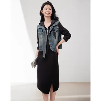 Like The Age Of Water Skirt Set Women's Black
