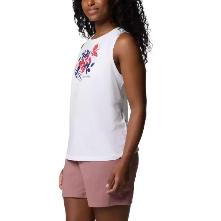 Columbia Tank Tops Women's White-2