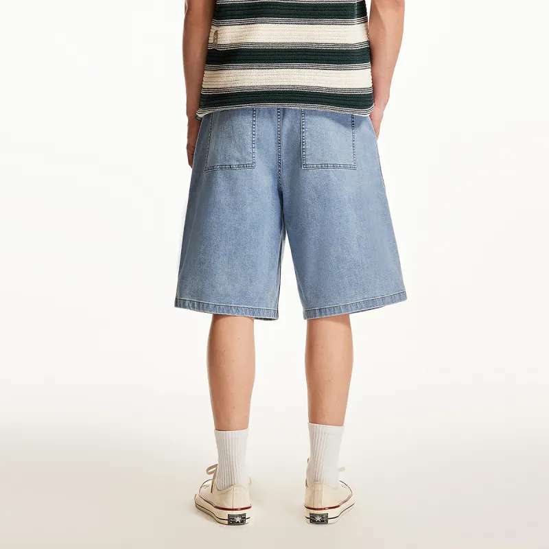 JACK JONES· Denim Shorts Men's Light Blue-4