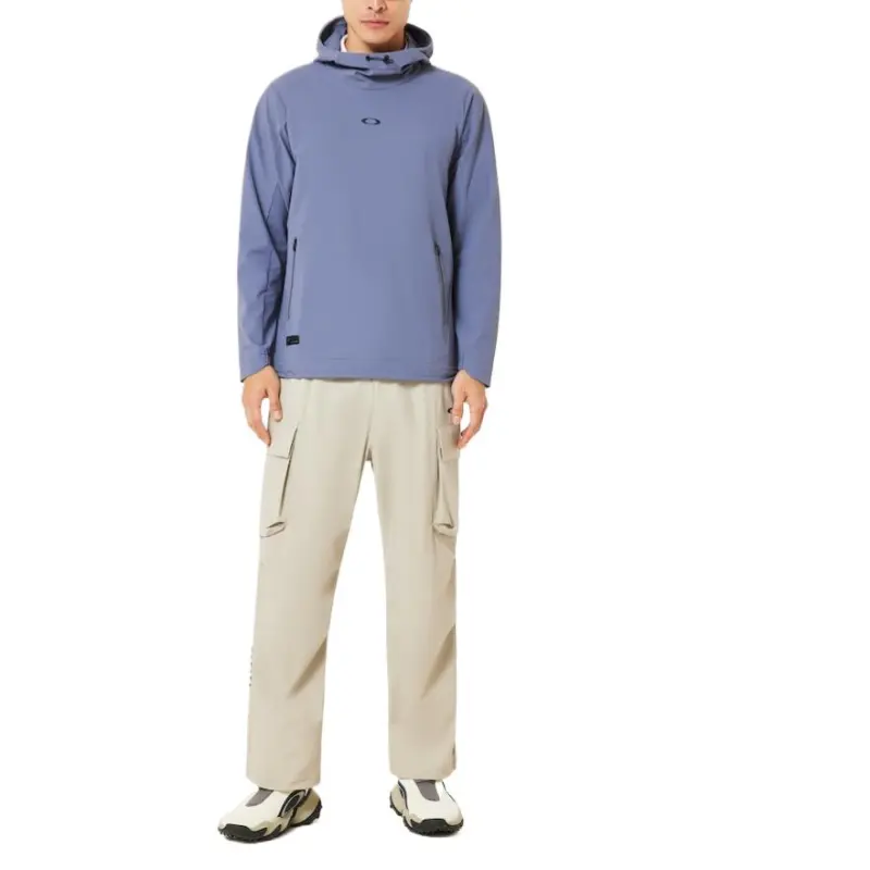 Oakley Skull Trusty Pullover Hoodie Sweatshirt Men's Blue Tar-6