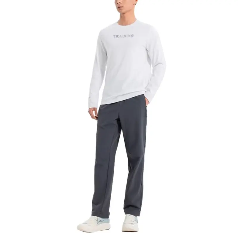 XTEP Sports Life Collection Casual Pants Men's Iron Tool Gray-4