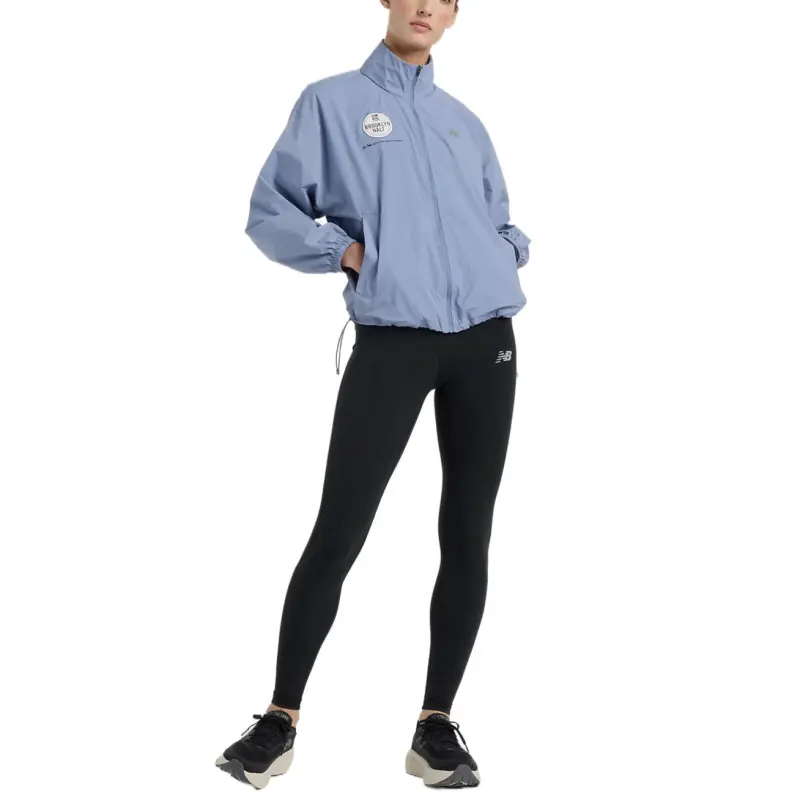 New Balance RBC Brooklyn Half Collection Athletics Packable Jacket Women's Blue-3
