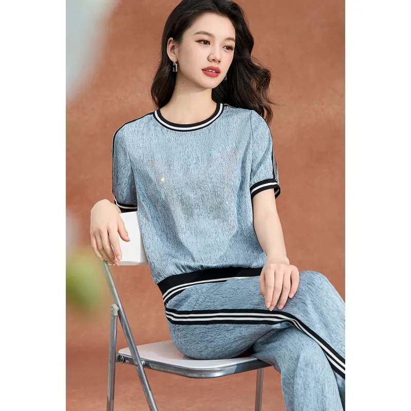 Mylan Casual Suits Women's Blue-2