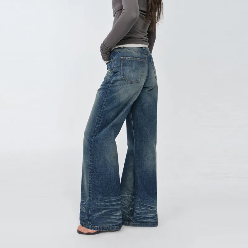 FIRELADY FUR Jeans Women's Blue-4