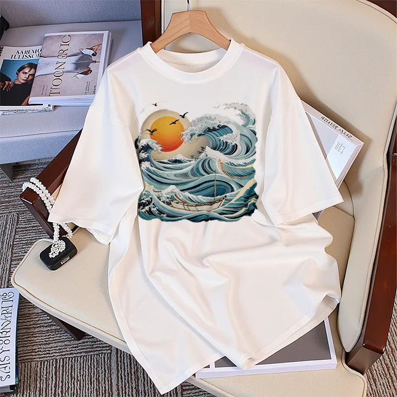 FAIRWHALE T Shirts Women's-2