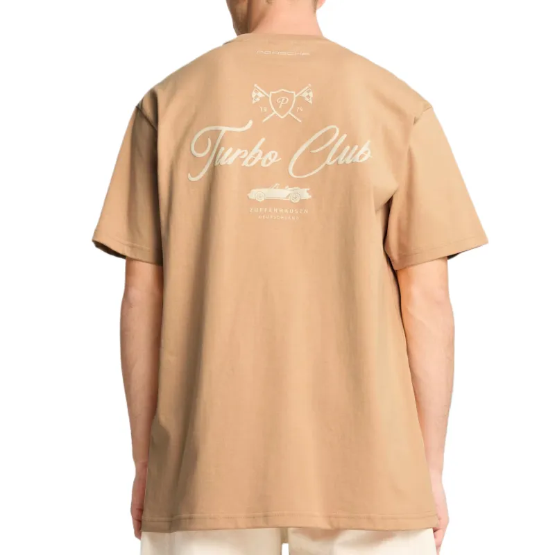 PUMA PorscheLifestyle T Shirt Men's Light Orange-3